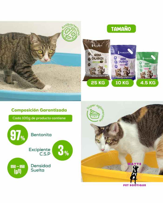 🐱 Arena para Gatos Calabaza Aglomerante 🐾