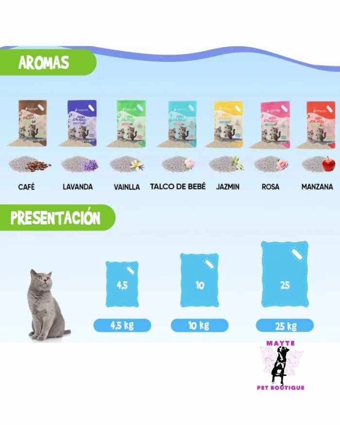 🐱 Arena para Gatos Calabaza Aglomerante 🐾