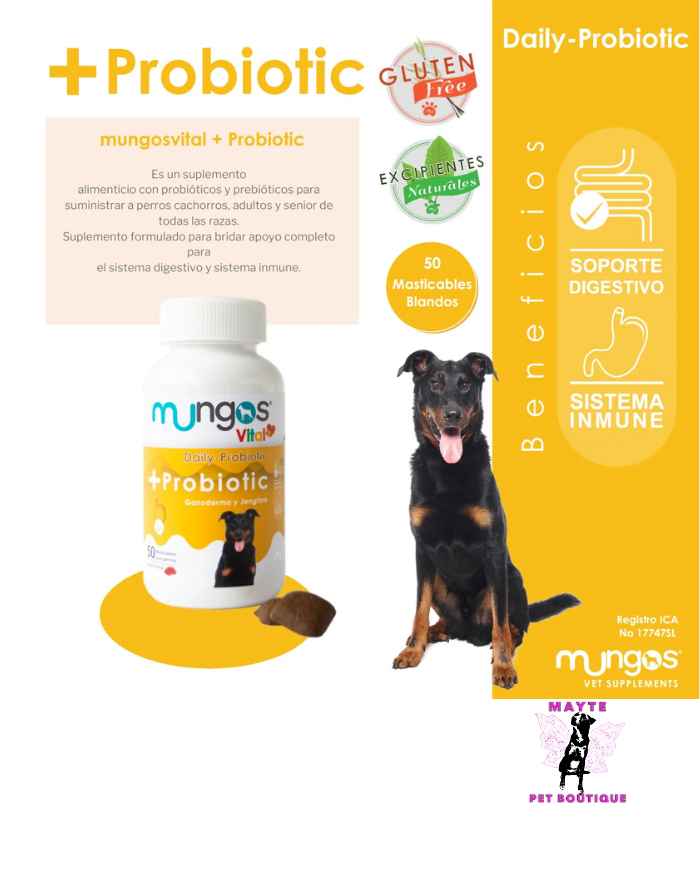 Mungos Vital Probiotic- Probióticos para perros