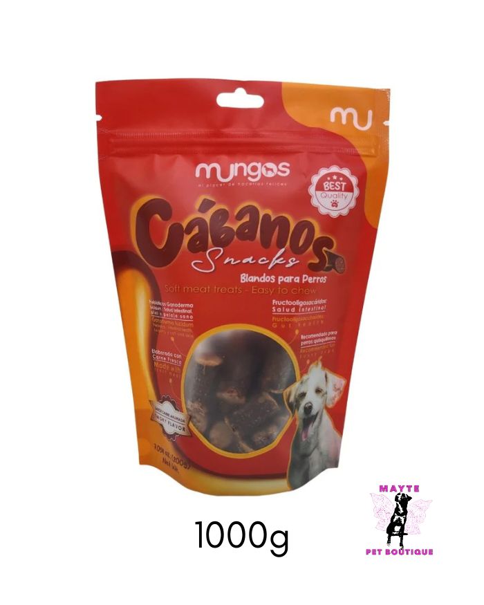 Mungos Cábanos – Snacks Blandos con Carne Fresca para Perros