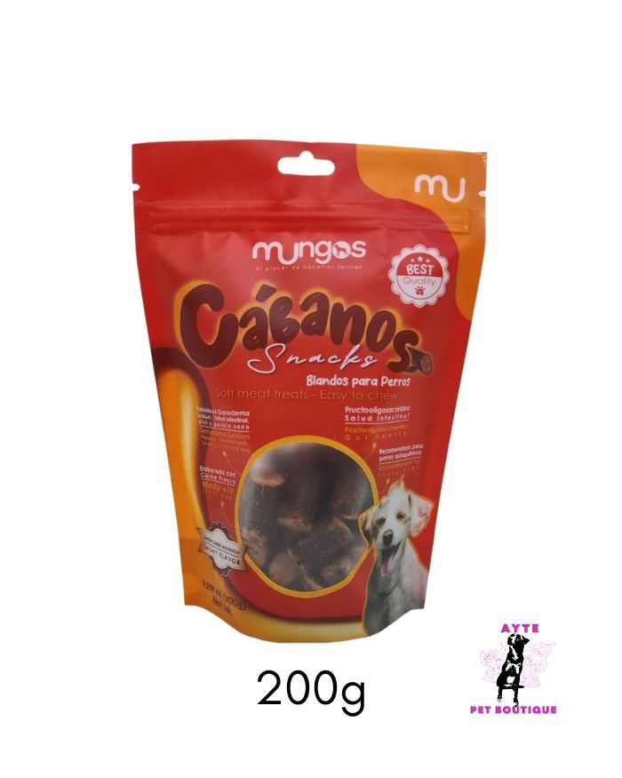 Mungos Cábanos – Snacks Blandos con Carne Fresca para Perros