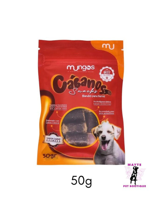 Mungos Cábanos – Snacks Blandos con Carne Fresca para Perros