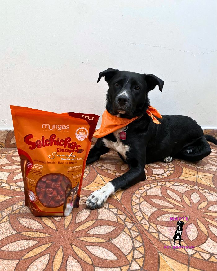 Mungos Salchichas – Snack blando con carne fresca para perros