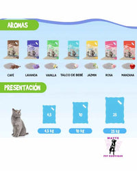 🐱 Arena para Gatos Calabaza Aglomerante 🐾