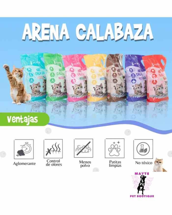 🐱 Arena para Gatos Calabaza Aglomerante 🐾