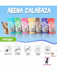 🐱 Arena para Gatos Calabaza Aglomerante 🐾