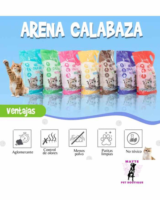 🐱 Arena para Gatos Calabaza Aglomerante 🐾