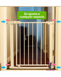 Puerta de Seguridad para Mascotas Ajustable