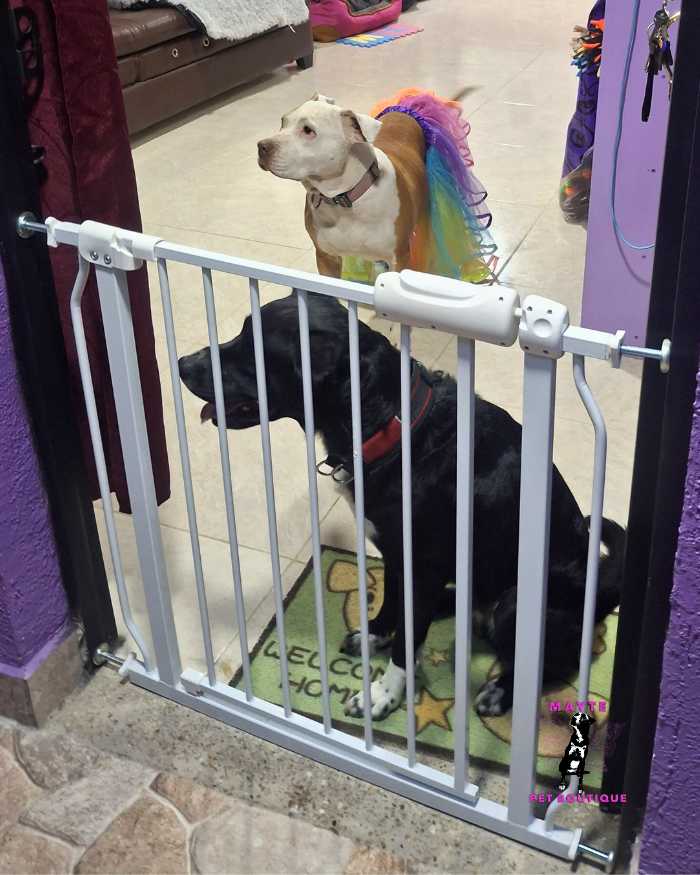 Puerta de Seguridad para Mascotas Ajustable